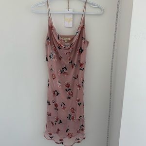 Floral cowl-neck Sun Dress